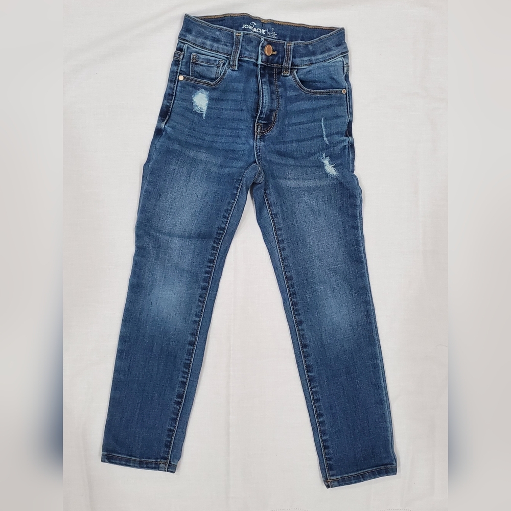 Kids Leggings and Jeans Bundle Size 4-5 - Black, Gray, Pink, Blue - Picture 8 of 14